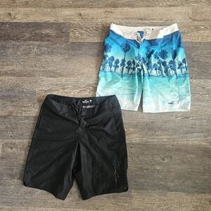 Hollister California Epic Flex Stretch Swim Trunks Men Size 34...LOT 2